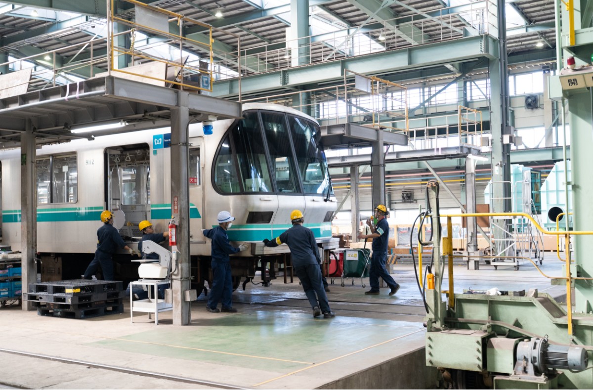 台車入れ替え作業4