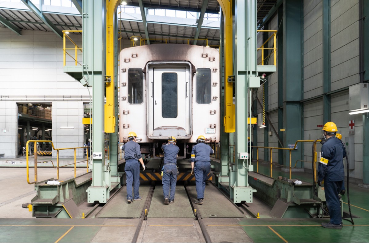 台車入れ替え作業5