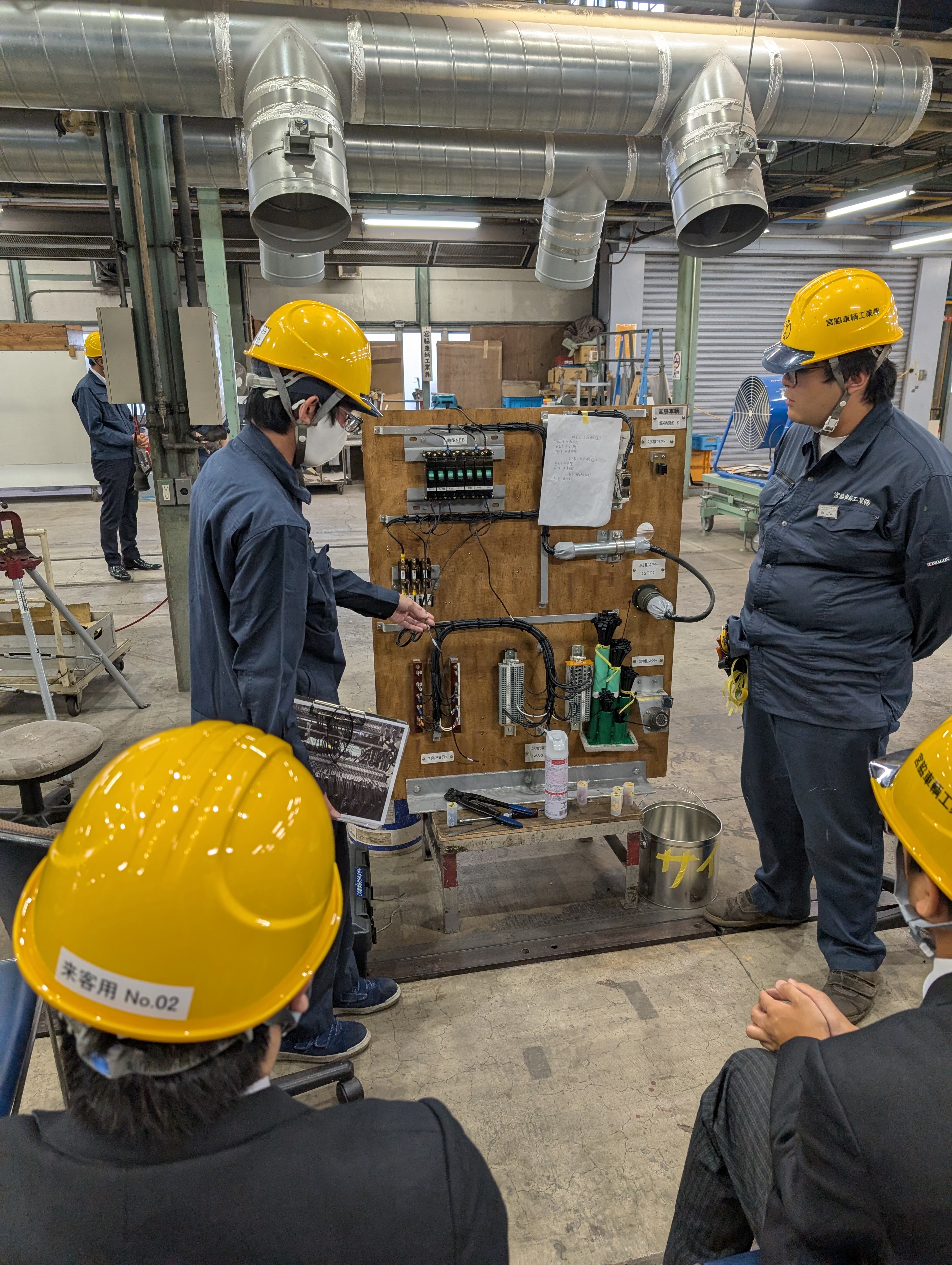 高校２年生のインターンシップ実施の様子